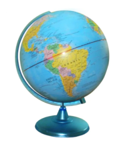 GLOBO TERRAQ 307W - BASE PLASTICO 30CM