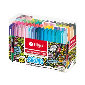 MARCADOR FILGO 040 PERMAMENTE STRONG x 60u SURT