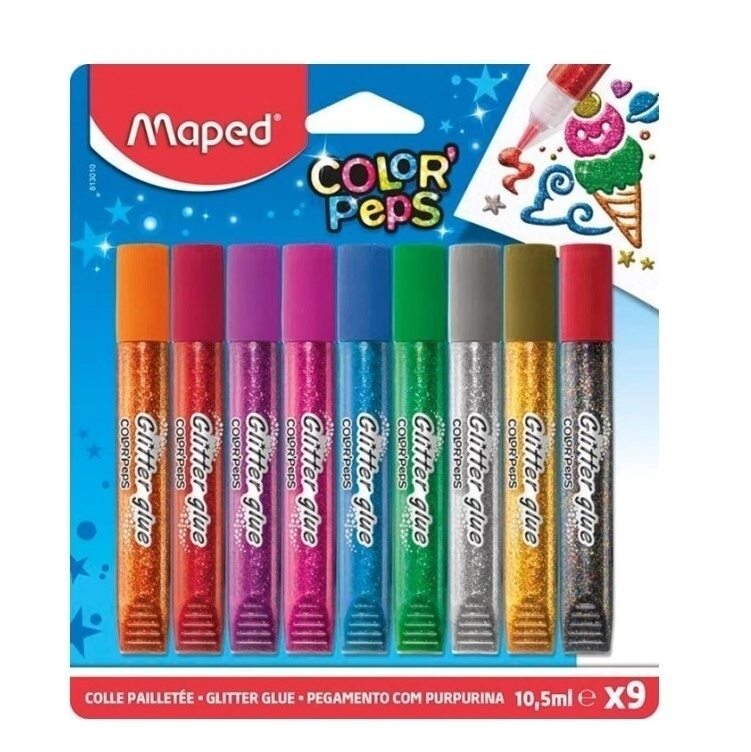 PEGAMENTO MAPED PURPURINA 10.5ml x 9u