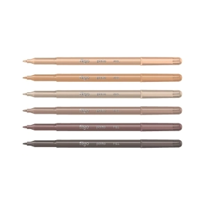 MARCADOR FILGO ESCOLAR PIEL x 6u SURT