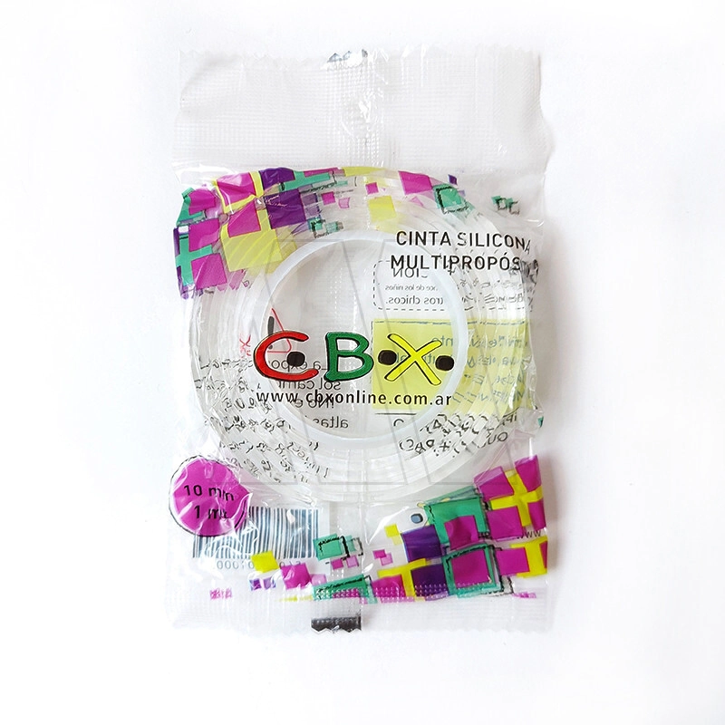 CBX CINTA SILICONA ADHESIVA 10mm x 1mts