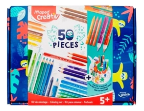 KIT MAPED DE COLOREO 50 PIEZAS