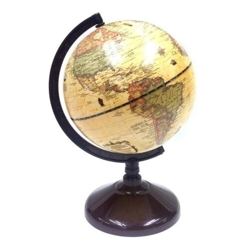 GLOBO TERRAQ 147AW BASE PLASTICO 14CM ANTIGUO