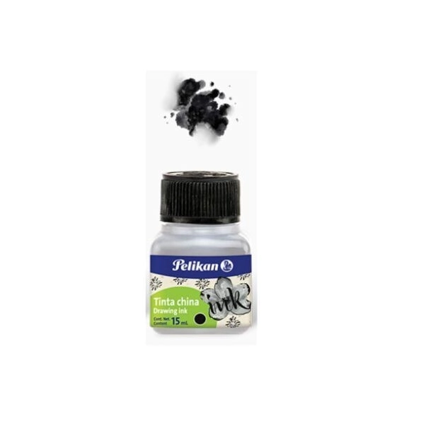 TINTA PELIKAN CHINA x 15cc NEGRO