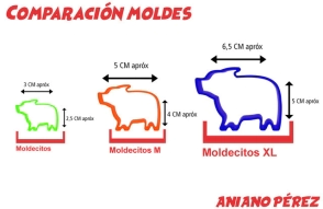 MOLDES X 30 SURTIDOS