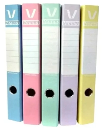 REGISTRADOR VENETTO PASTEL A4/OF