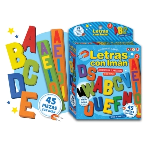 KREKER GOMA EVA LETRAS CON IMAN CAJA x 45u