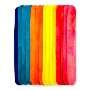 PALITOS HELADO COLOR GIGANTE x 30u