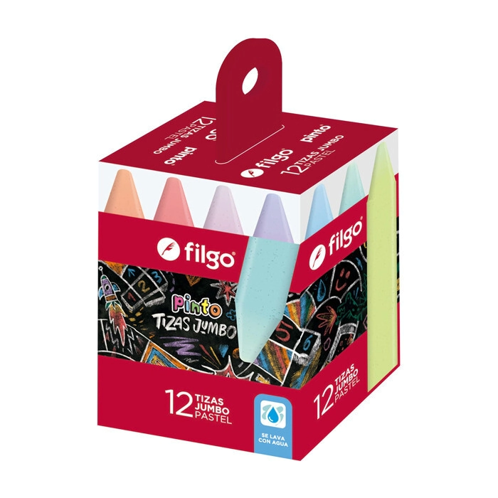 TIZA FILGO JUMBO x 12u PASTEL
