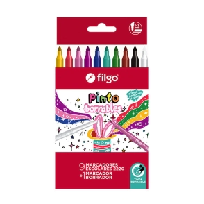 MARCADOR FILGO PINTO 2220 x 10u BORRABLES