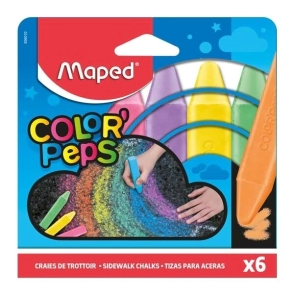 TIZA MAPED PARA ACERAS x 6u