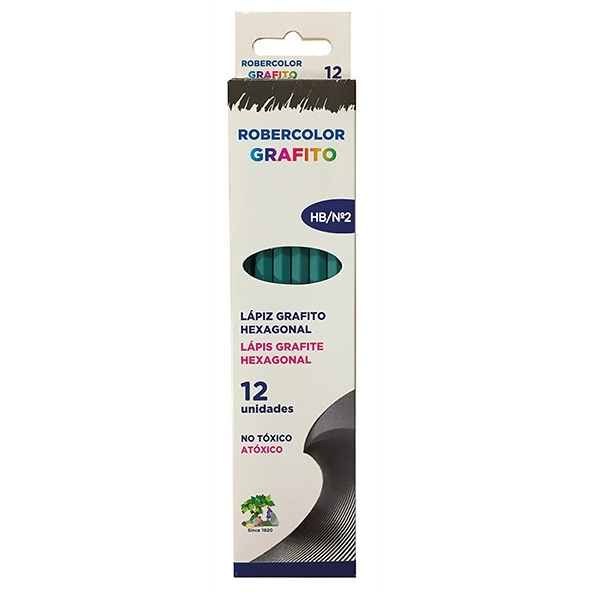 LAPIZ GRAFITO ROBERCOLOR HB/N*2 x 12u