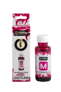 TINTA OFFICE HP OGT52M x 100cc C/APLICADOR MAGENTA