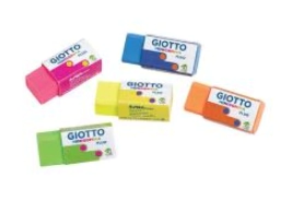 GOMAS GIOTTO NEON MINIGOMMA POTE x 120u