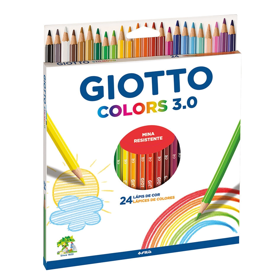 LAPICES COLOR GIOTTO 3.0 x 24u