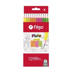 LAPIZ GRAFITO FILGO FLUO HB x 12u