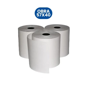 PAPEL P PEL OBRA 57mm x 40mts x 10u