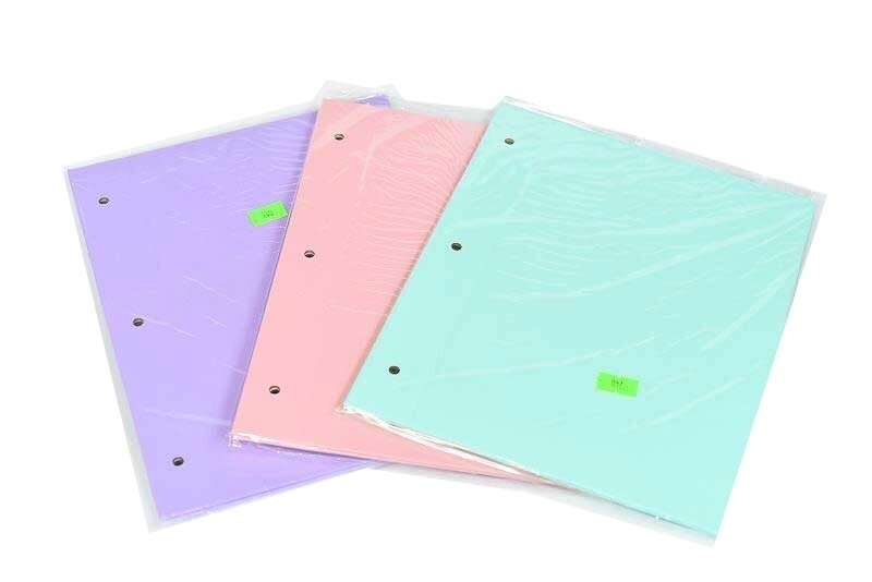 CARPETA LAMA N*3 TAPA PVC PASTEL