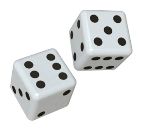 DADOS NEGRO x 10u