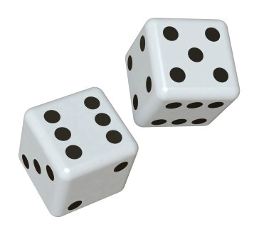 DADOS NEGRO x 100u
